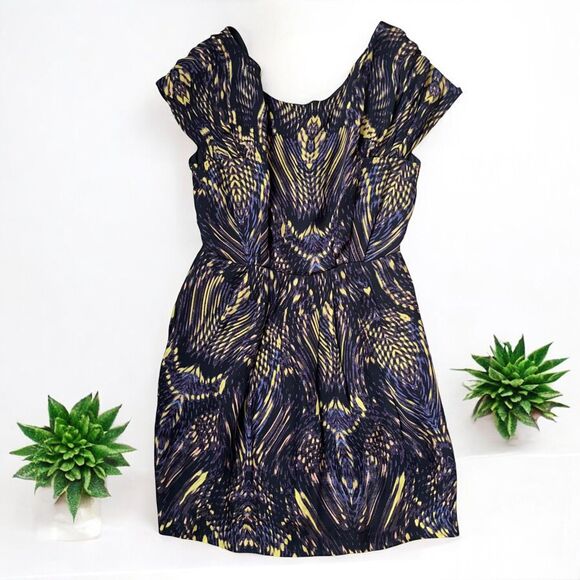 Cynthia Steffe Silk Cap Sleeve Dress - Picture 5 of 11